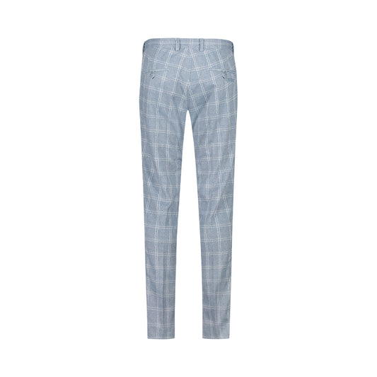 Stretch Windowpane Pants