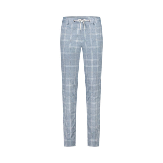 Stretch Windowpane Pants