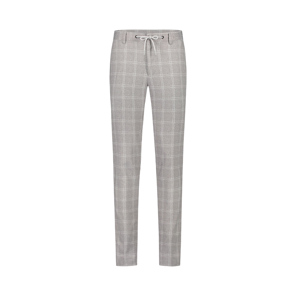 Stretch Windowpane Pants