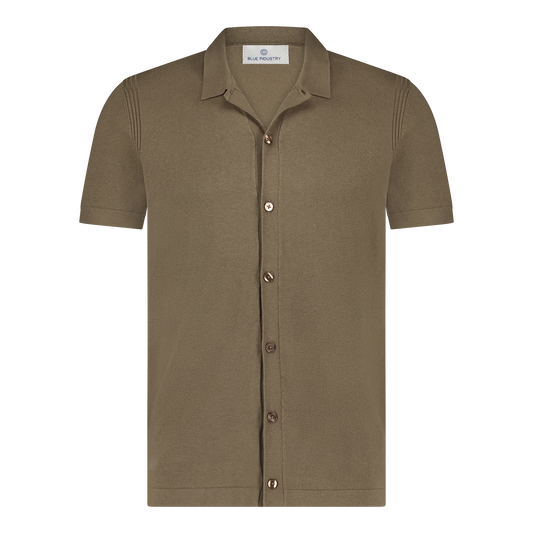Coastal Knit Button-Up