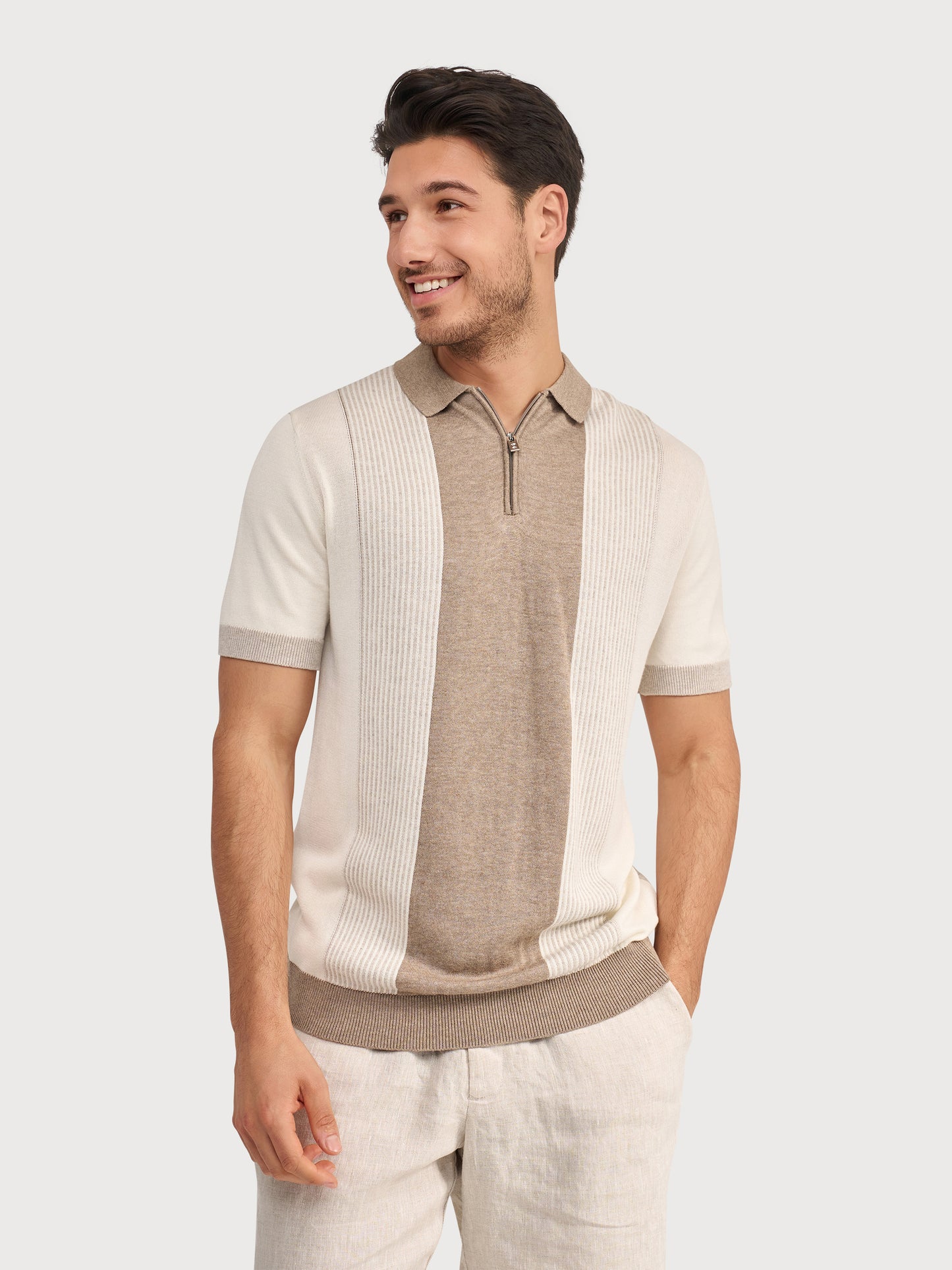 Blaine Quarter-Zip Polo