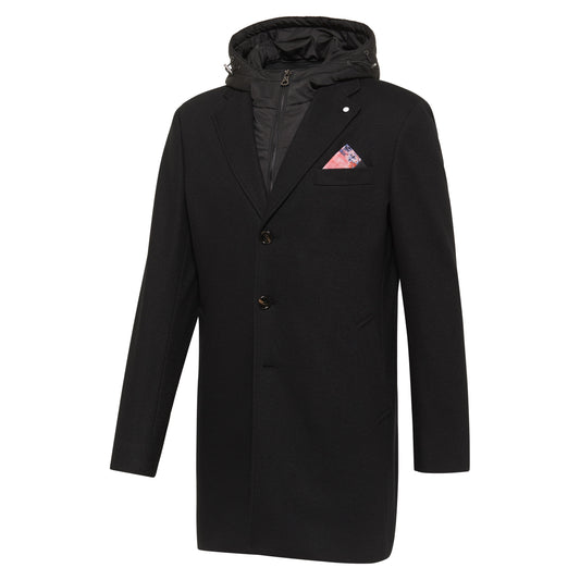 Jacket With Hood Inlay