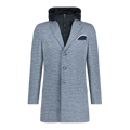 Microcheck Outerwear With Removable Hood