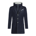 Laser Edge Trench Coat With Removable Hood